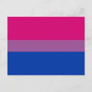 Bisexual Pride (Bi-vlag) Briefkaart