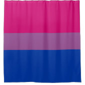 Bisexual Pride (Bi-vlag) Douchegordijn (Voorkant)