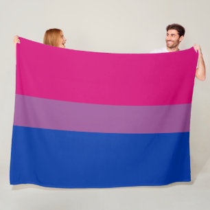 Bisexual Pride (Bi-vlag) Fleece Deken