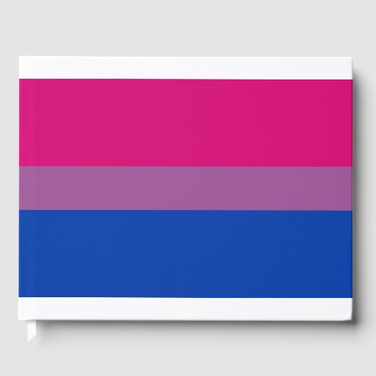 Bisexual Pride (Bi-vlag) Gastenboek (Voorkant)