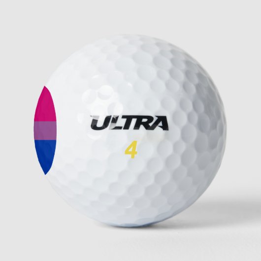 Bisexual Pride (Bi-vlag) Golfballen (Logo)