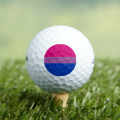 Bisexual Pride (Bi-vlag) Golfballen (Insitu Shirt)