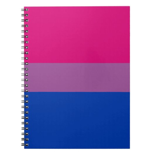 Bisexual Pride (Bi-vlag) Notitieboek (Voorkant)