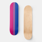 Bisexual Pride (Bi-vlag) Persoonlijk Skateboard (Voorkant)