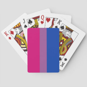 Bisexual Pride (Bi-vlag) Pokerkaarten