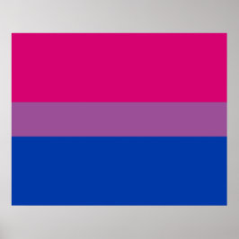 Bisexual Pride (Bi-vlag) Poster