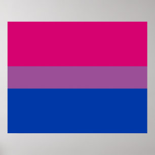 Bisexual Pride (Bi-vlag) Poster