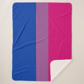 Bisexual Pride (Bi-vlag) Sherpa Deken (Voorkant)