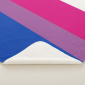Bisexual Pride (Bi-vlag) Sherpa Deken (3/4)