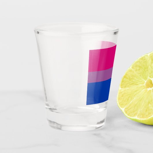 Bisexual Pride (Bi-vlag) Shot Glas (Links)