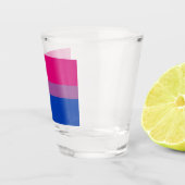 Bisexual Pride (Bi-vlag) Shot Glas (Rechts)