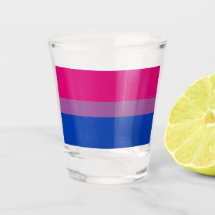Bisexual Pride (Bi-vlag) Shot Glas