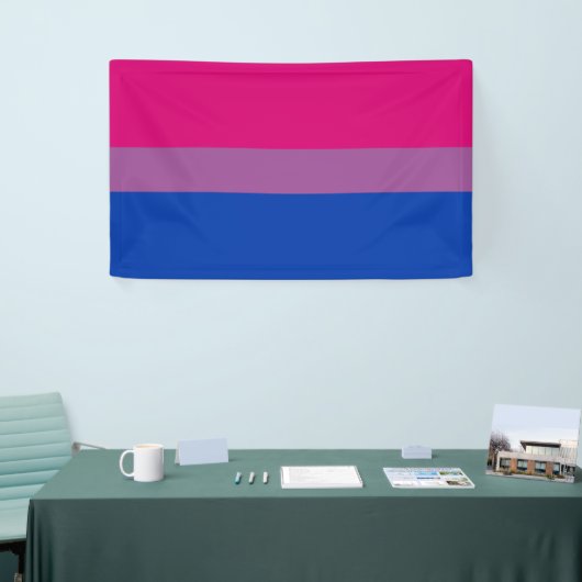 Bisexual Pride (Bi-vlag) Spandoek (Beurs)