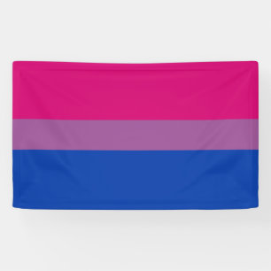 Bisexual Pride (Bi-vlag) Spandoek