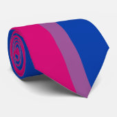 Bisexual Pride (Bi-vlag) Stropdas (Opgerold)