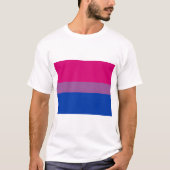 Bisexual Pride (Bi-vlag) T-shirt (Voorkant)