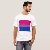 Bisexual Pride (Bi-vlag) T-shirt (Voorkant volledig)