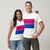 Bisexual Pride (Bi-vlag) T-shirt (Unisex)