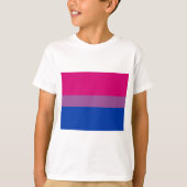 Bisexual Pride (Bi-vlag) T-shirt (Voorkant)