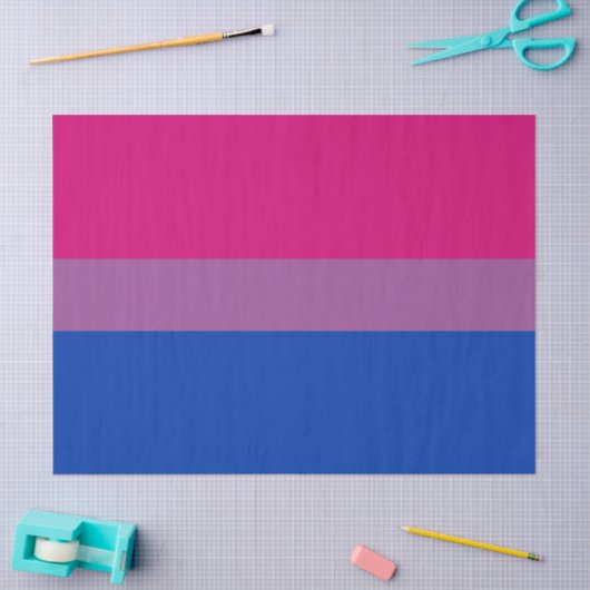 Bisexual Pride (Bi-vlag) Tissuepapier (Craft)