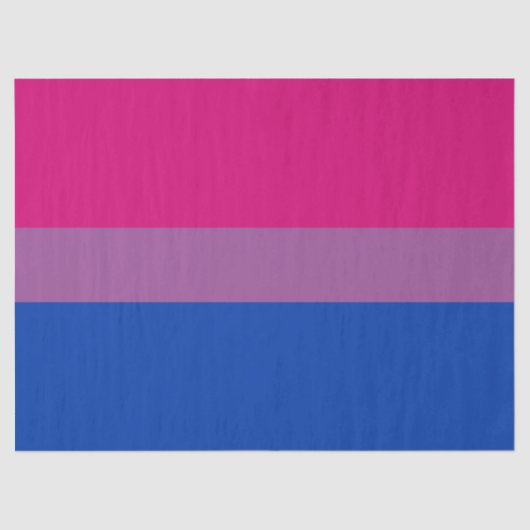 Bisexual Pride (Bi-vlag) Tissuepapier (Voorkant)