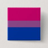 Bisexual Pride (Bi-vlag) Vierkante Button 5,1 Cm (Voorkant)