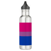 Bisexual Pride (Bi-vlag) Waterfles (Links)