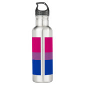 Bisexual Pride (Bi-vlag) Waterfles (Achterkant)