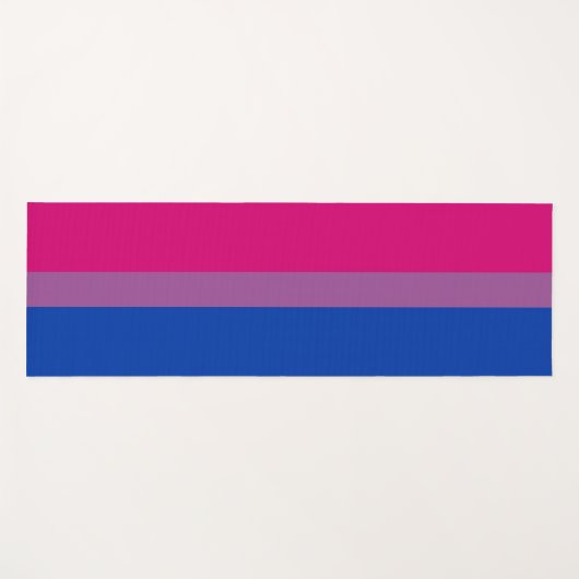Bisexual Pride (Bi-vlag) Yogamat (Voorkant (horizontaal))