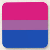 Bisexual Pride! Bier Onderzetter (Voorkant)