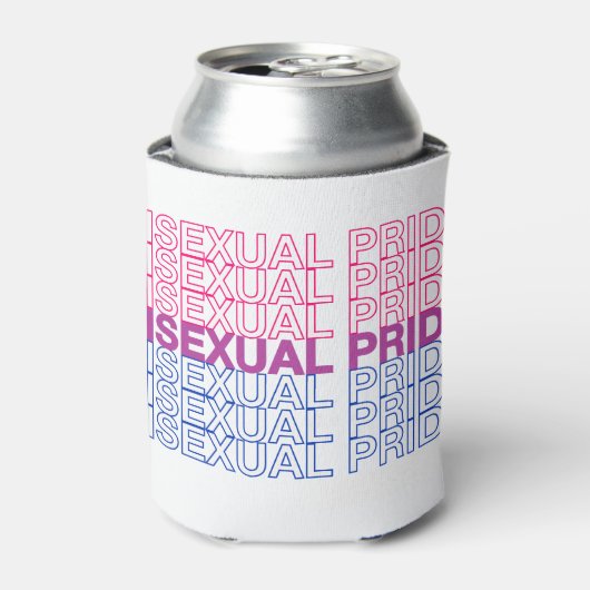 Bisexual Pride Blikjeskoeler (Blikje Voorkant)