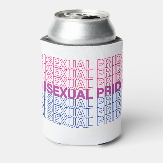 Bisexual Pride Blikjeskoeler (Blikje Achterkant)