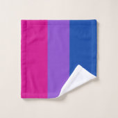 Bisexual Pride, Bold Stripes, LGBTQ PRIDE Bad Handdoek (Wasdoekje)