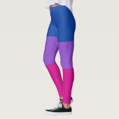 Bisexual Pride, Bold Stripes, LGBTQ PRIDE Leggings (Links)