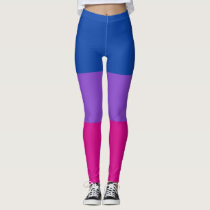 Bisexual Pride, Bold Stripes, LGBTQ PRIDE Leggings