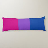 Bisexual Pride, Bold Stripes, LGBTQ PRIDE Lichaamskussen (Achterkant)