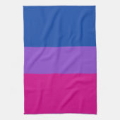 Bisexual Pride, Bold Stripes, LGBTQ PRIDE Theedoek (Verticaal)