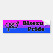 Bisexual Pride Bumpersticker (Voorkant)