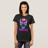 Bisexual Pride Cat Purride Funny T-shirt LGBTQ (Voorkant volledig)