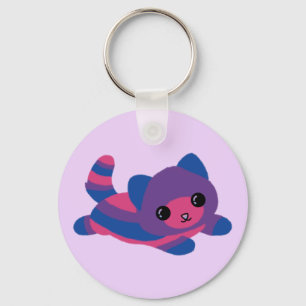 Bisexual Pride Cat Sleutelhanger