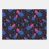 Bisexual Pride Cat - Wees jezelf Inpakpapier Vel (Voorkant)