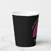 Bisexual Pride Celebrity Diversity Love is Love Papieren Bekers (Rechts)