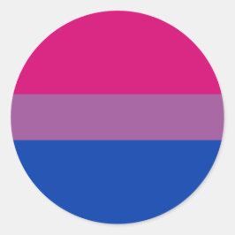 Bisexual Pride Circle Sticker