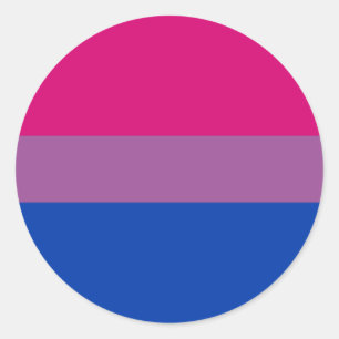 Bisexual Pride Circle Sticker