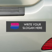 Bisexual Pride Colors Bumpersticker (Op auto)