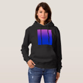Bisexual Pride Colors Hoodie (Voorkant volledig)