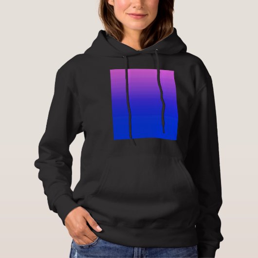 Bisexual Pride Colors Hoodie (Voorkant)