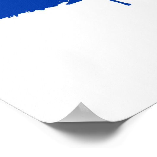 Bisexual Pride Colors Poster (Hoek)