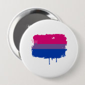Bisexual Pride Colors Ronde Button 4,0 Cm (Voorkant /achterkant)