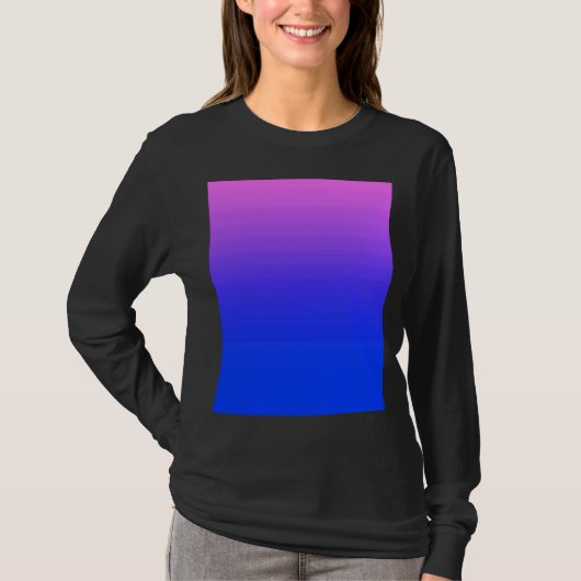Bisexual Pride Colors T-shirt (Voorkant)
